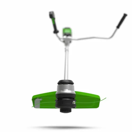 Триммер Greenworks GD60BCB 60V 2108407 (40 см) бесщеточный с велосипедной ручкой аккумуляторный — детальное фото